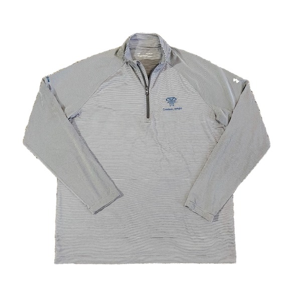 Men's UA Under Armour 1/2‎ Zip Tech Pullover Long Sleeve Size Xl Gray gorpcore - Picture 1 of 9